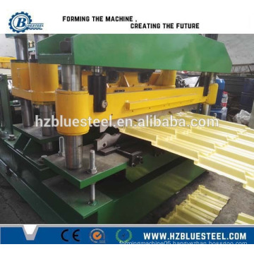 Iron Glazed Roofing Cold Steel Tile Making Machine For Home Building Material , Metal Tile Roll Forming Machine